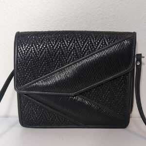 Roche Leather Elegant Black Women's Bag Crossbody